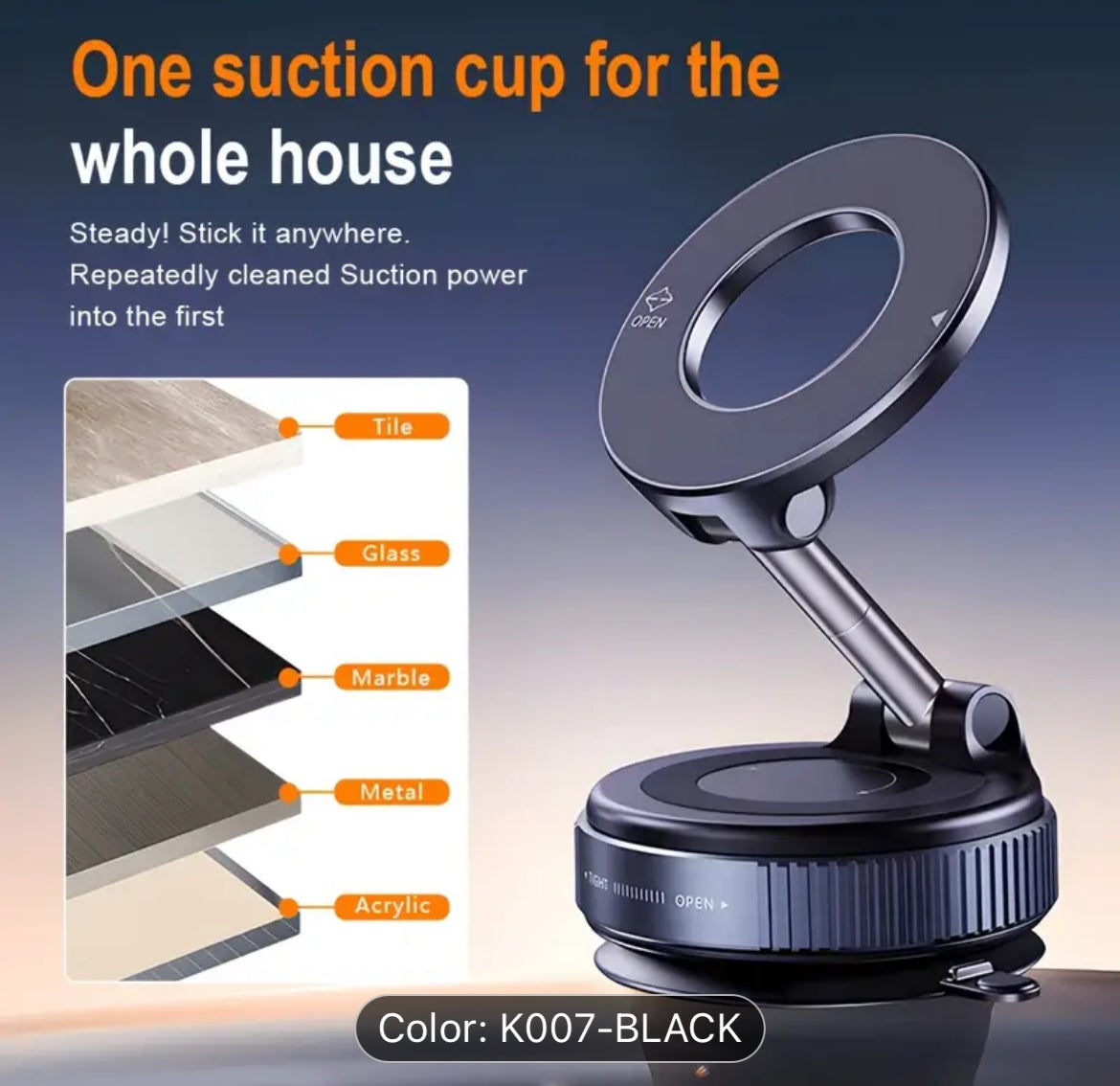 360° Rotating Magnetic Phone Holder