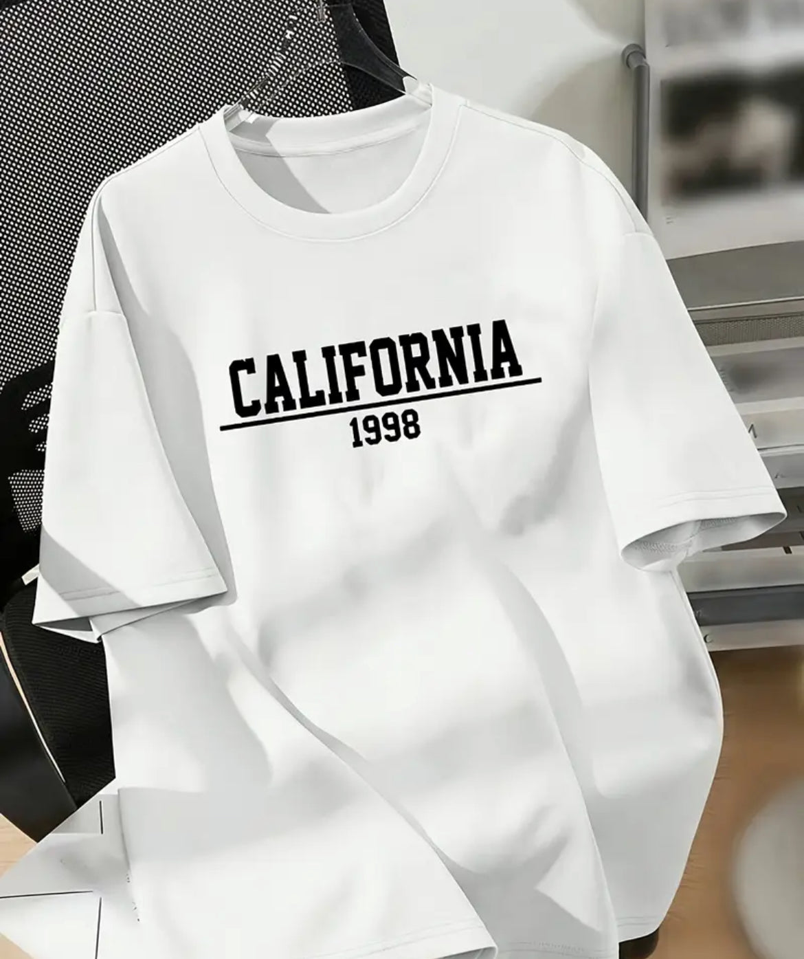 Graphic Print Drop Shoulder T-Shirt WOMEN