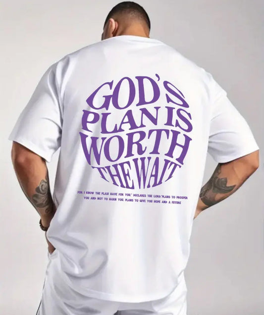 Men's Inspirational "God's Plan is Worth the Wait"